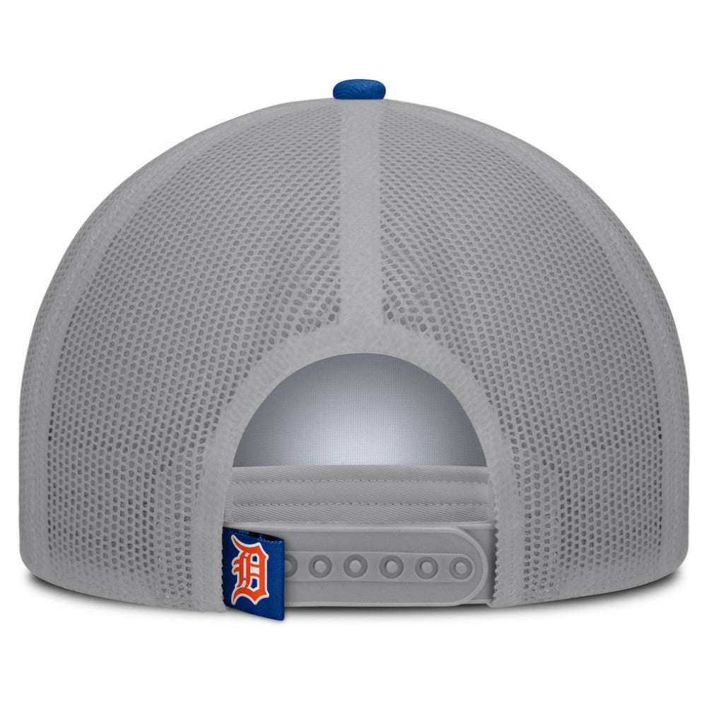 Detroit Tigers Designated A-Frame Foam Front Trucker Adjustable Hat - White/Navy