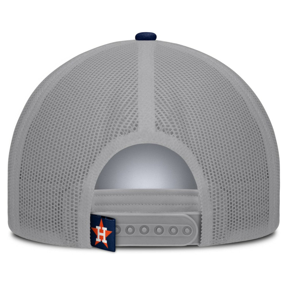Houston Astros Designated A-Frame Foam Front Trucker Adjustable Hat - White/Navy