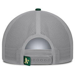 Athletics Designated A-Frame Foam Front Trucker Adjustable Hat - White/Green