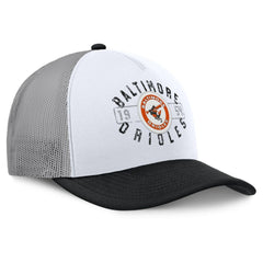 Baltimore Orioles Designated A-Frame Foam Front Trucker Adjustable Hat - White/Black