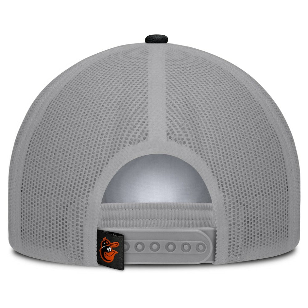 Baltimore Orioles Designated A-Frame Foam Front Trucker Adjustable Hat - White/Black