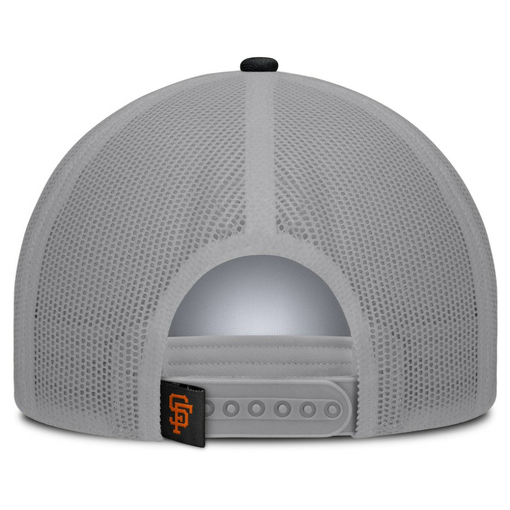 San Francisco Giants Designated A-Frame Foam Front Trucker Adjustable Hat - White/Black