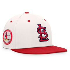 St. Louis Cardinals Unit Fitted Hat - Cream/Red