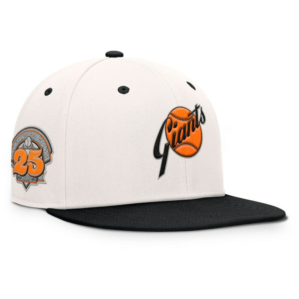 San Francisco Giants Unit Fitted Hat - Cream/Black