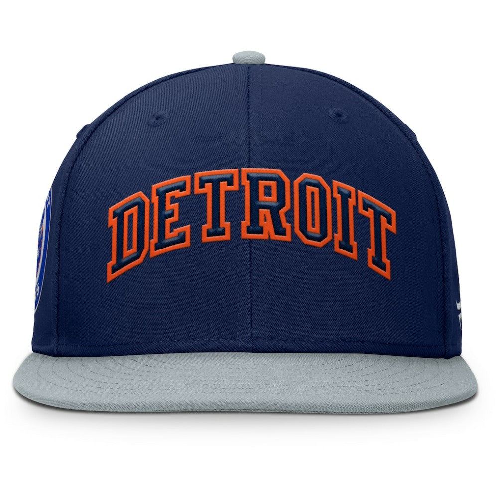 Detroit Tigers Yard Fitted Hat - Navy/Gray
