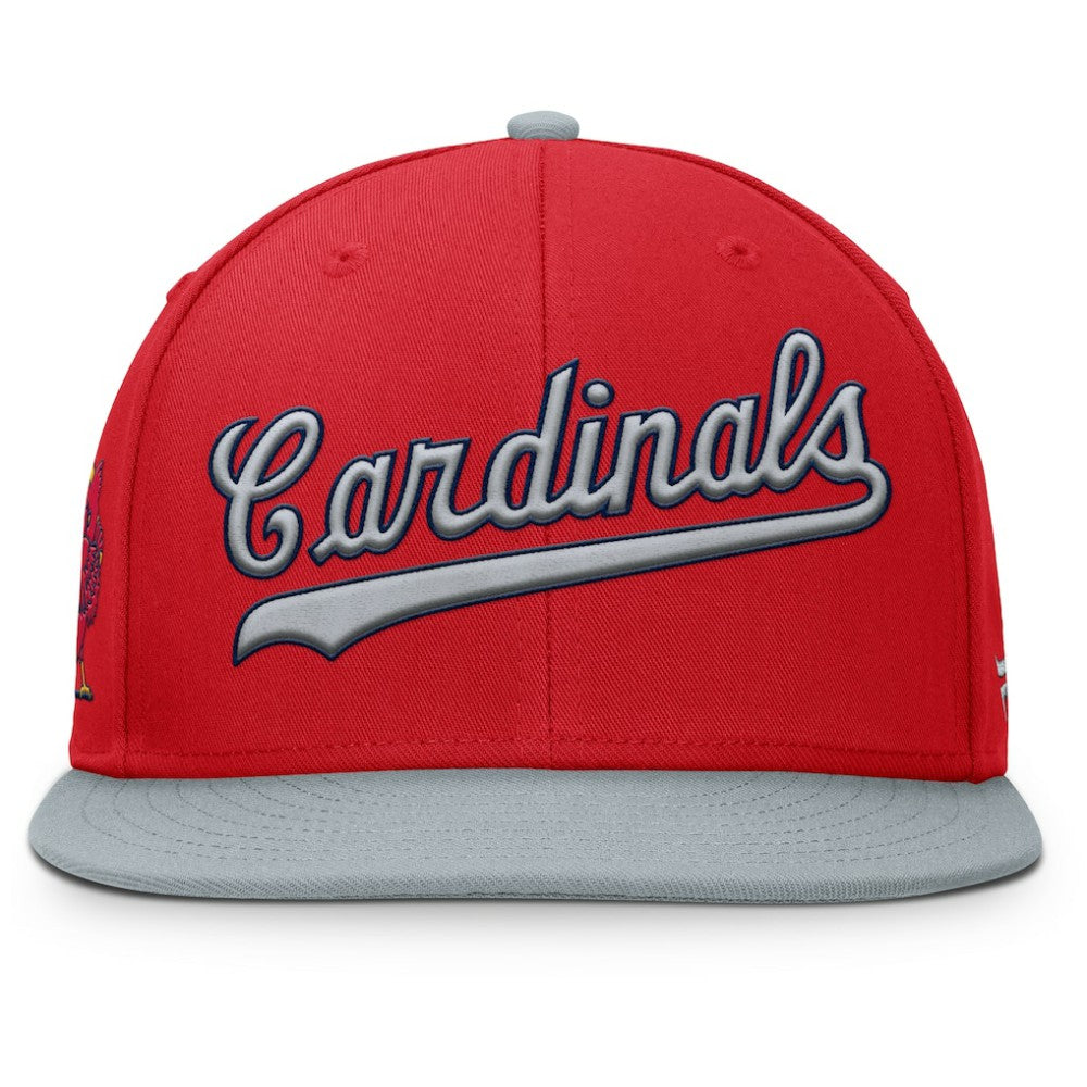 St. Louis Cardinals Yard Fitted Hat - Red/Gray
