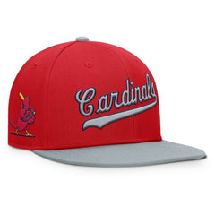 St. Louis Cardinals Yard Fitted Hat - Red/Gray