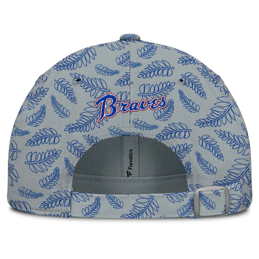 Atlanta Braves Women's Cooperstown Collection Shift Adjustable Hat - Gray