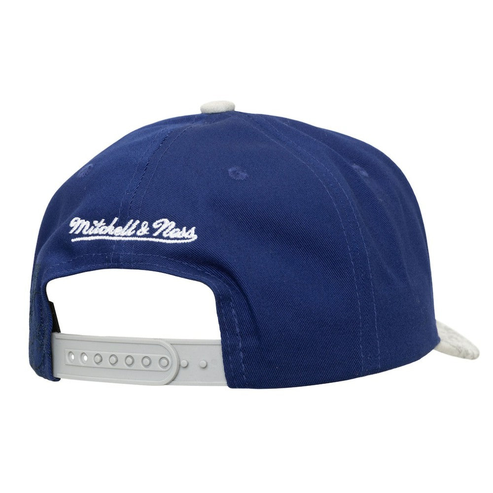Toronto Maple Leafs Mitchell & Ness May Flowers Pro Crown Adjustable Hat Blue/Gray