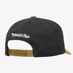 Vegas Golden Knights Mitchell & Ness May Flowers Pro Crown Adjustable Hat Black/Gold