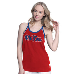 Philadelphia Phillies G-III 4Her by Carl Banks Women's Curveball Racerback Tank Top - Red
