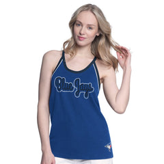 Toronto Blue Jays G-III 4Her by Carl Banks Women's Curveball Racerback Tank Top - Royal