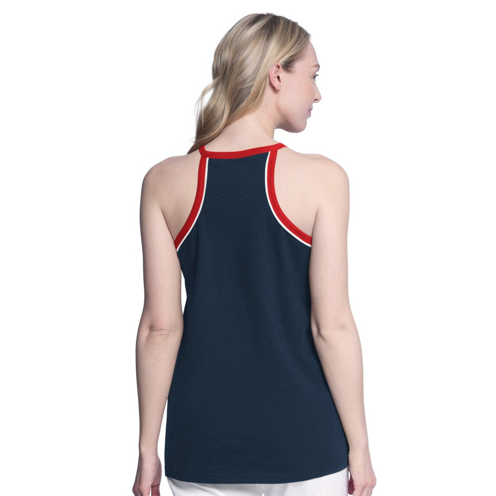 Cleveland Guardians G-III 4Her by Carl Banks Women's Curveball Racerback Tank Top - Navy