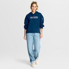 Seattle Kraken Fanatics Women's Authentic Pro Primary Pullover Hoodie Deep Sea Blue