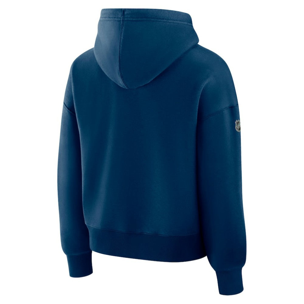 Seattle Kraken Fanatics Women's Authentic Pro Primary Pullover Hoodie Deep Sea Blue