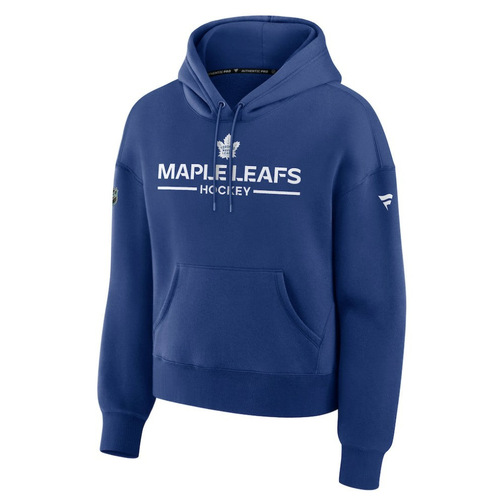 Toronto Maple Leafs Fanatics Women's Authentic Pro Primary Pullover Hoodie Blue