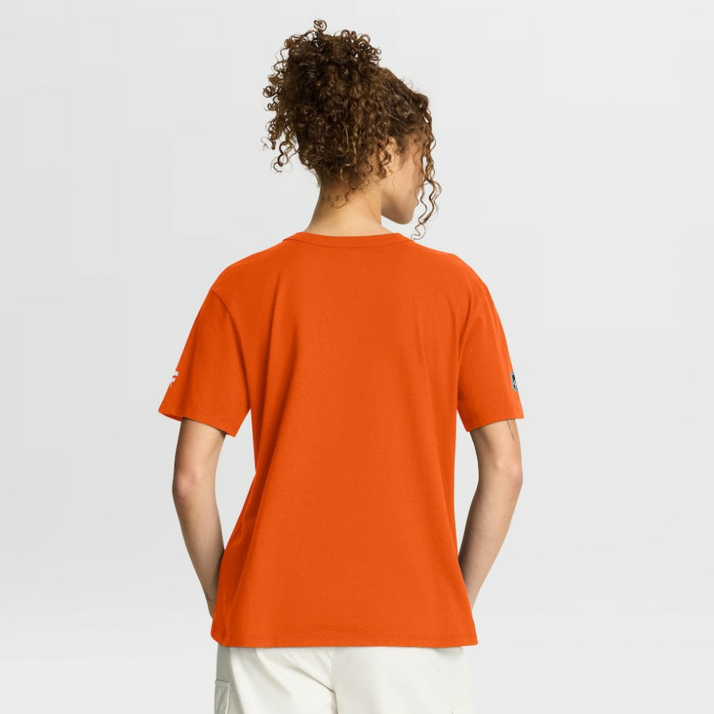 Edmonton Oilers Fanatics Women's Authentic Pro Primary T-Shirt Orange