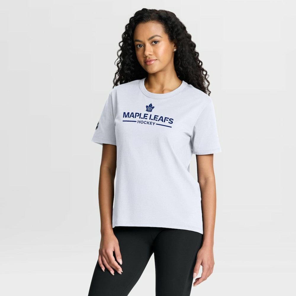 Toronto Maple Leafs Fanatics Women's Authentic Pro Primary T-Shirt White