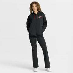 Carolina Hurricanes Fanatics Women's Authentic Pro Rink Raglan Full-Zip Hoodie Black
