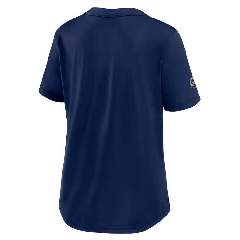 New York Rangers Fanatics Women's Authentic Pro Rink Tech T-Shirt Navy