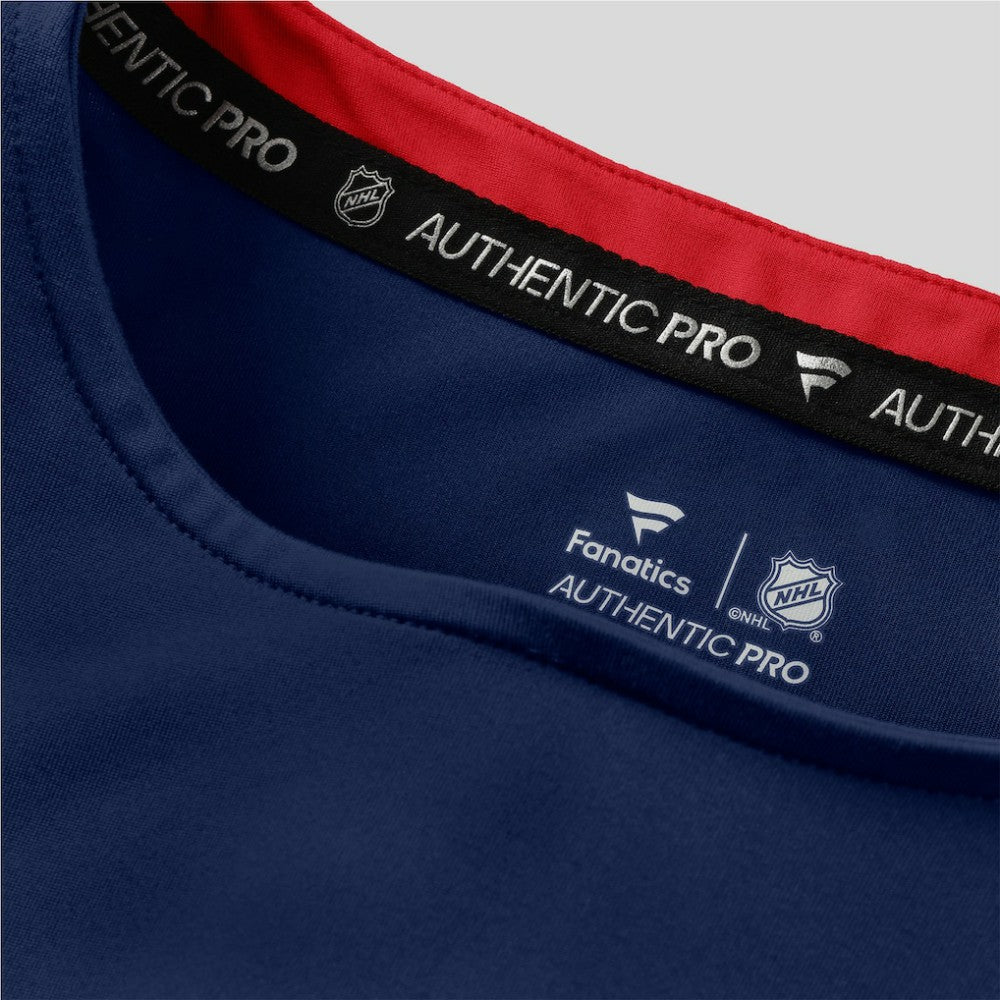 New York Rangers Fanatics Women's Authentic Pro Rink Tech T-Shirt Navy