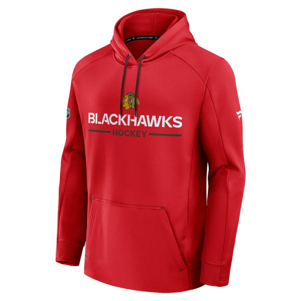 Chicago Blackhawks Fanatics Authentic Pro Rink Hoodie Red