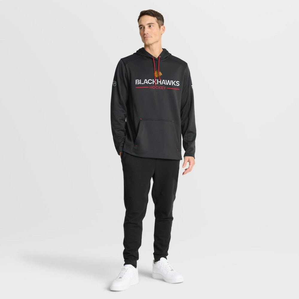 Chicago Blackhawks Fanatics Authentic Pro Rink Hoodie Black