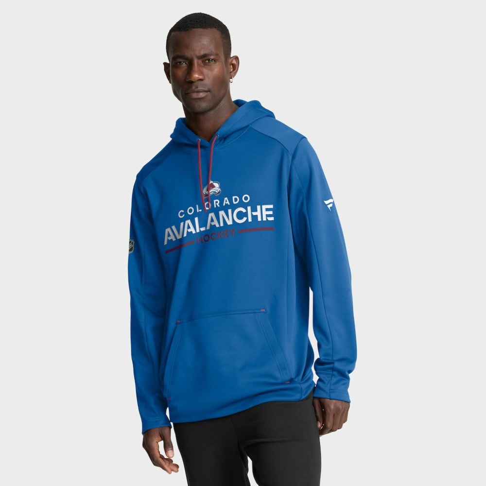 Colorado Avalanche Fanatics Authentic Pro Rink Hoodie Blue
