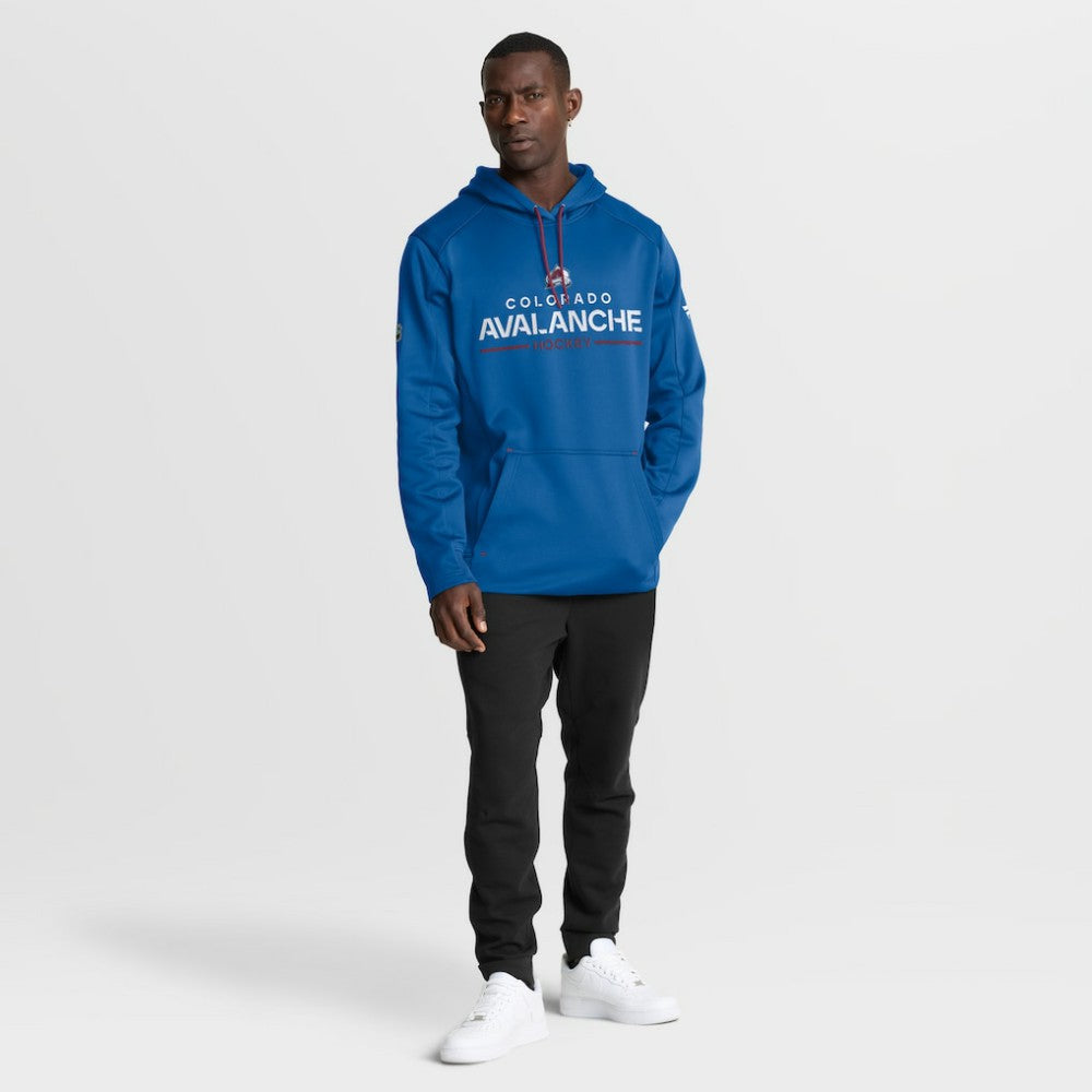 Colorado Avalanche Fanatics Authentic Pro Rink Hoodie Blue