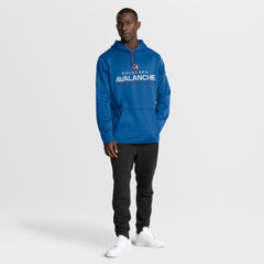 Colorado Avalanche Fanatics Authentic Pro Rink Hoodie Blue