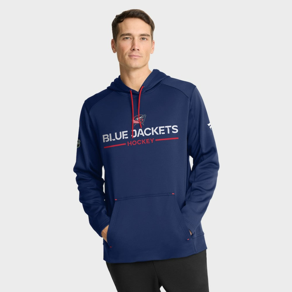 Columbus Blue Jackets Fanatics Authentic Pro Rink Hoodie Navy