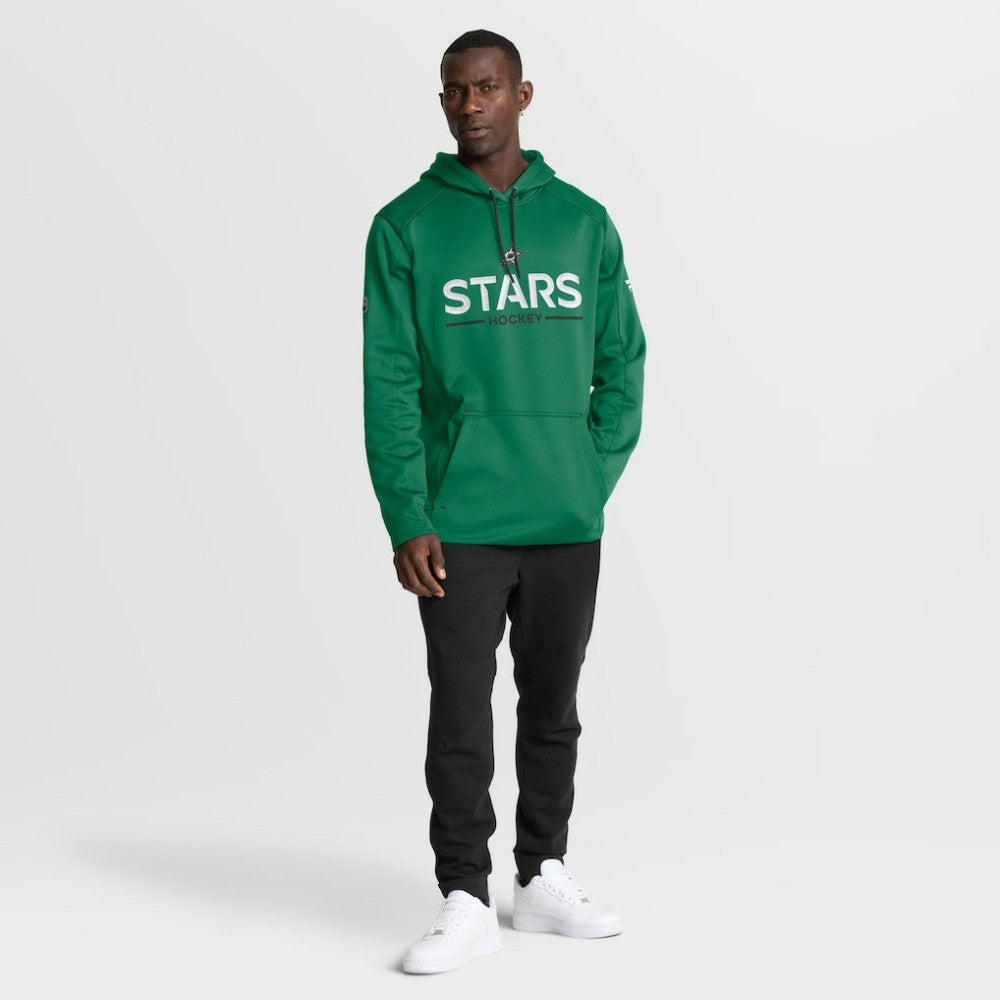 Dallas Stars Fanatics Authentic Pro Rink Hoodie Kelly Green