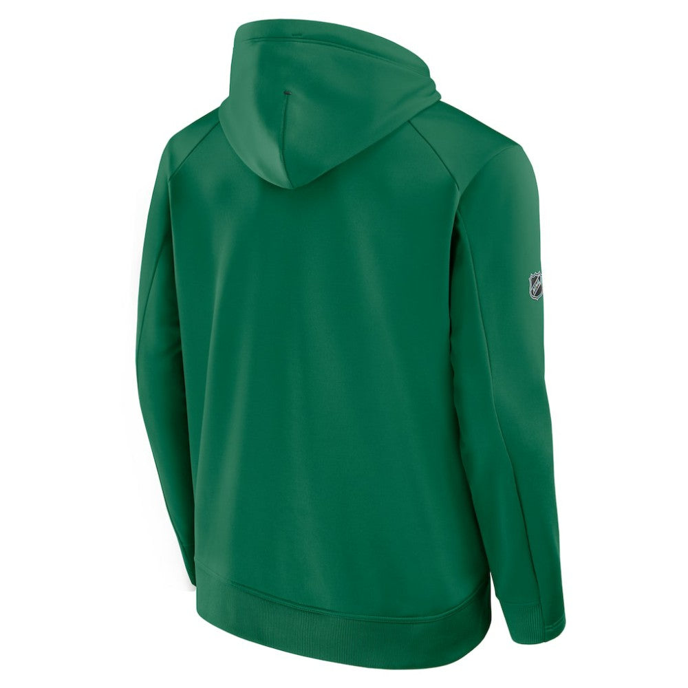 Dallas Stars Fanatics Authentic Pro Rink Hoodie Kelly Green