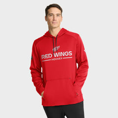 Detroit Red Wings Fanatics Authentic Pro Rink Hoodie Red