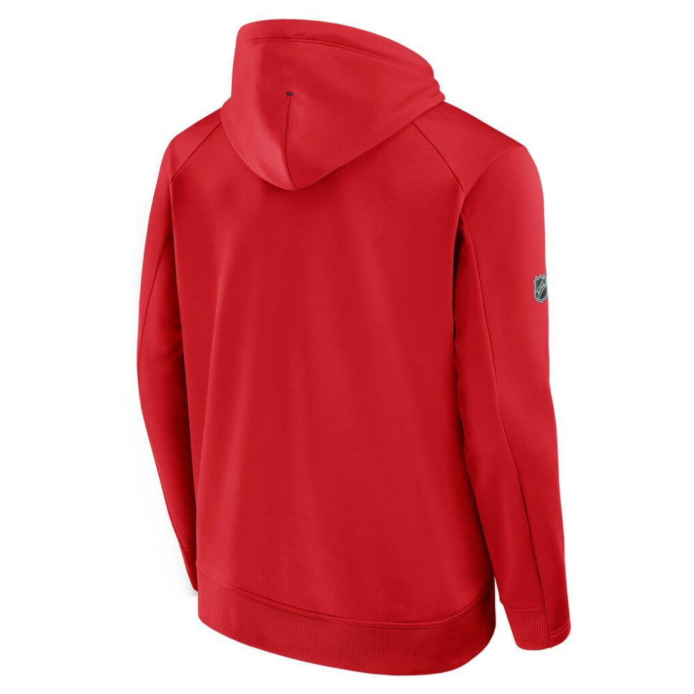 Detroit Red Wings Fanatics Authentic Pro Rink Hoodie Red