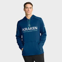 Seattle Kraken Fanatics Authentic Pro Rink Hoodie Deep Sea Blue