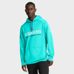 Seattle Kraken Fanatics Authentic Pro Rink Hoodie Light Blue