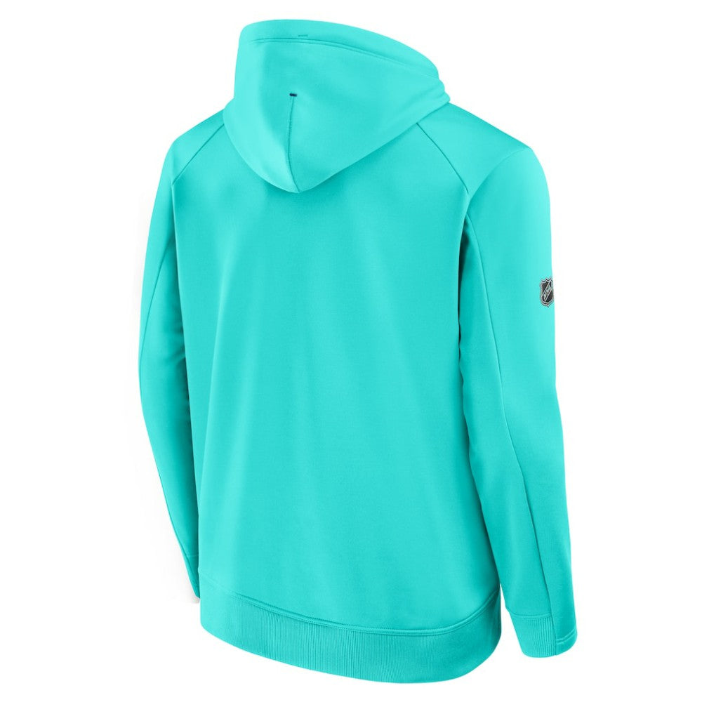 Seattle Kraken Fanatics Authentic Pro Rink Hoodie Light Blue