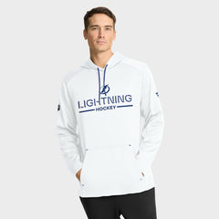 Tampa Bay Lightning Fanatics Authentic Pro Rink Hoodie White