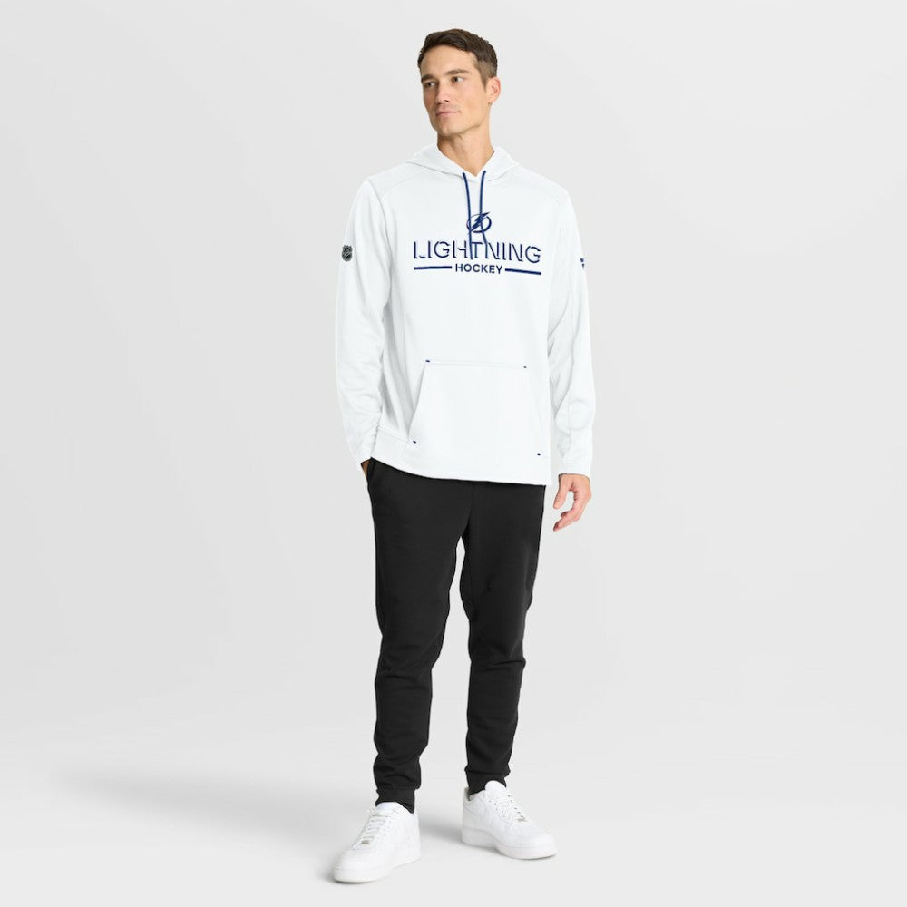 Tampa Bay Lightning Fanatics Authentic Pro Rink Hoodie White