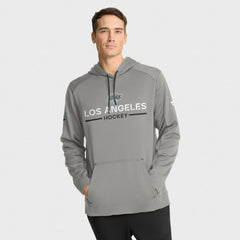 Los Angeles Kings Fanatics Authentic Pro Rink Hoodie Silver