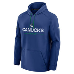 Vancouver Canucks Fanatics Authentic Pro Rink Hoodie Blue