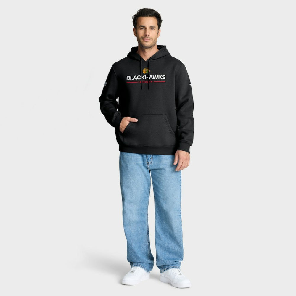 Chicago Blackhawks Fanatics Authentic Pro Primary Hoodie Black