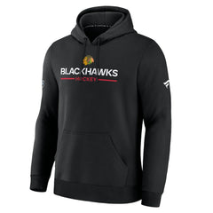 Chicago Blackhawks Fanatics Authentic Pro Primary Hoodie Black