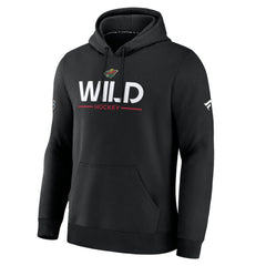 Minnesota Wild Fanatics Authentic Pro Primary Hoodie Black