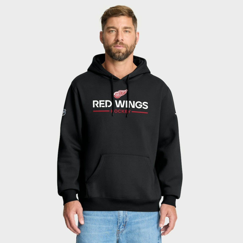 Detroit Red Wings Fanatics Authentic Pro Primary Hoodie Black