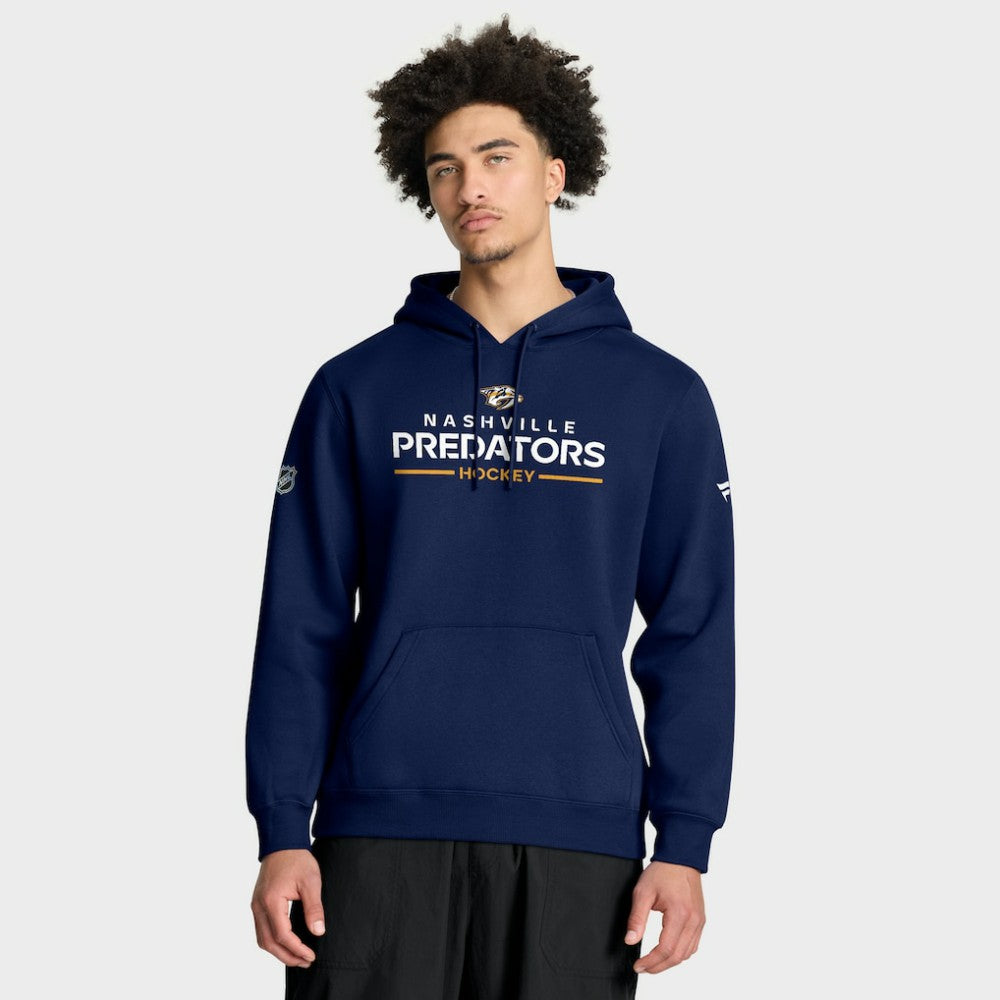 Nashville Predators Fanatics Authentic Pro Primary Hoodie Navy