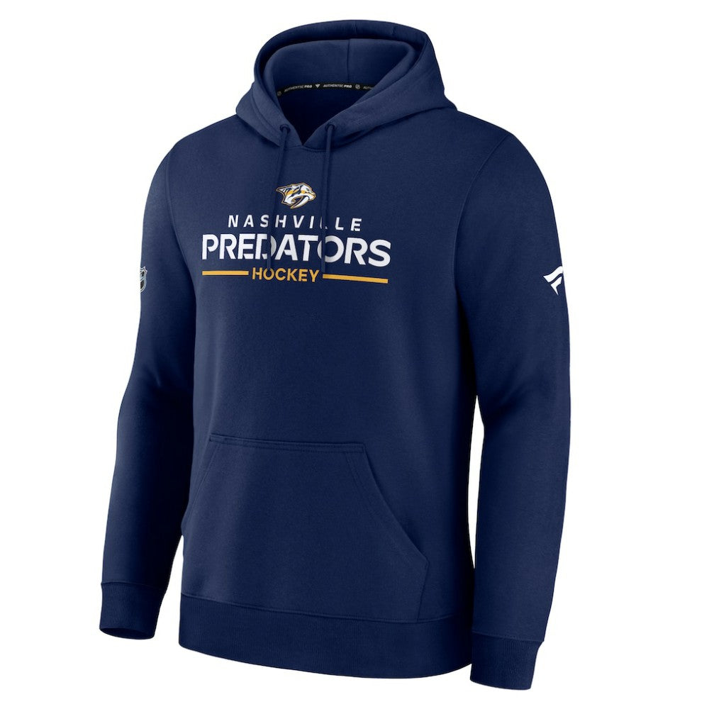 Nashville Predators Fanatics Authentic Pro Primary Hoodie Navy