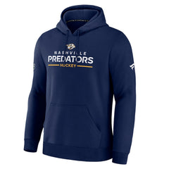 Nashville Predators Fanatics Authentic Pro Primary Hoodie Navy
