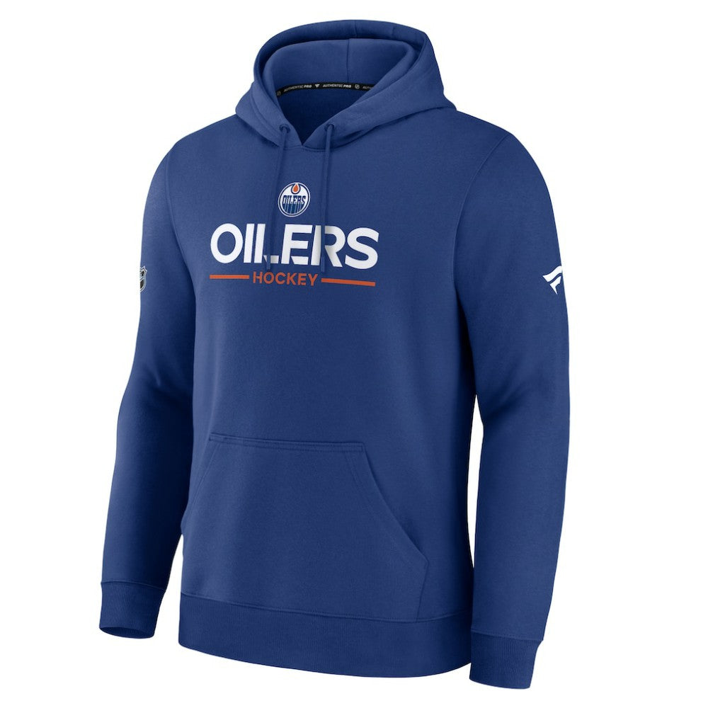 Edmonton Oilers Fanatics Authentic Pro Primary Hoodie Royal